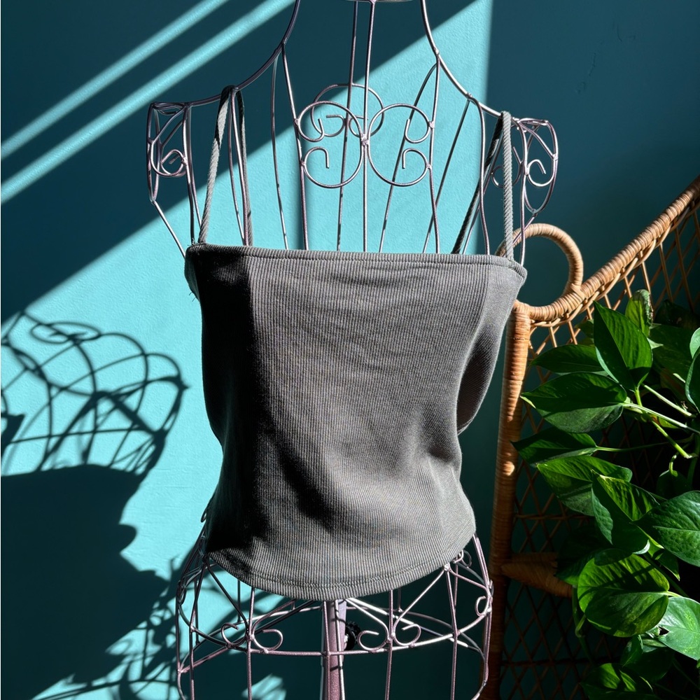 Straight Cut Thin Strap Tank